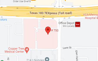 Map of Texas Colon & Rectal Specialists–Irving
