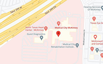 Map of Texas Colon & Rectal Specialists–McKinney South
