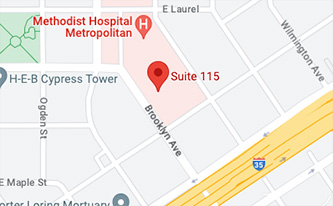 Map of Texas Colon & Rectal Specialists–San Antonio Downtown