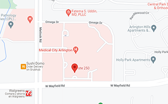Map of Texas Colon & Rectal Specialists–Arlington Medical City