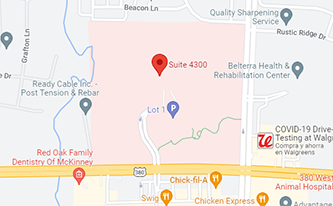 Map of Texas Colon & Rectal Specialists–McKinney