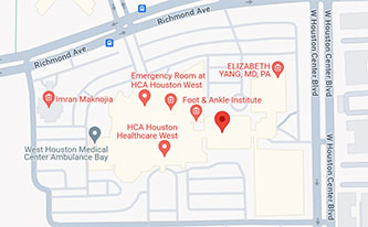 Map of Texas Colon & Rectal Specialists–Houston West