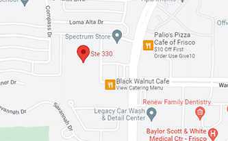 Map of Texas Colon & Rectal Specialists–Frisco