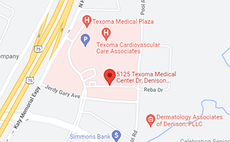 Map of Texas Colon & Rectal Specialists–Denison